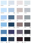 Colours part 4 of 4: GrafClean is available in White and 96 Colours (24 shown here). Note the colours with an (E) after then are less suited to exterior applications.