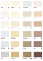 Colours part 1 of 4: Graphenstone Colour Interior is available in White and 89 of the 96 Colours (24 shown here). Note the colours with an (E) after then are less suited to exterior applications.
