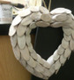 Natural Oil Woodstain (900 White) applied as a decorative finish for the heart by City Dec Supplies