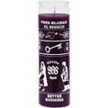 7 Day* Glass Candle Better Business Candle Purple