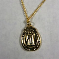 Triple Power Lucky Millionaire's Necklace 14K Gold Plated