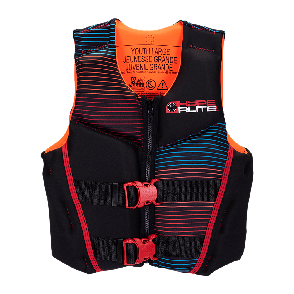 Hyperlite Boys Youth Indy Large Vest 6590 lbs WakeAction