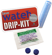 Drip Kit -  Gauge Water Measuring Vial & Toilet Tank Leak Detecting Tablets