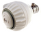 White plastic shower head, 1.75 gpm, water saving model with 3 luxurious settings.