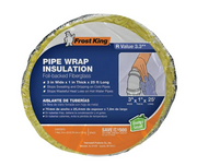Frost King Pipe Wrap Insulation Foil-Backed Fiberglass 3" by 1" by 25ft