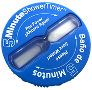 Shower Clock Five Minute Timer Spanish and English | Baño de 5 Minutos