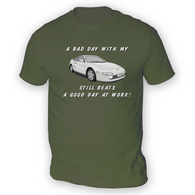 Bad Day With My MR2 W20 Beats Work Mens T-Shirt