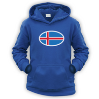 Iceland Flag Kids Hoodie