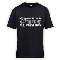 My Engine All Carb Diet Kids T-Shirt