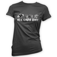 All Carb Diet Womans T-Shirt