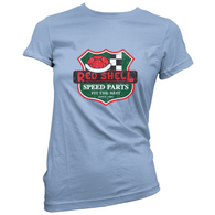 Red Shell Speed Parts Womans T-Shirt