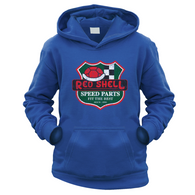Red Shell Speed Parts Kids Hoodie
