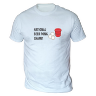 Beer Pong Champ Mens T-Shirt
