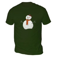 Snowman Mens T-Shirt