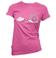 Burnout Clouds Womens T-Shirt