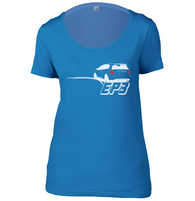 Rear Ended EP3 Womens Scoop Neck T-Shirt