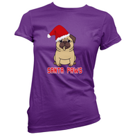 Santa Paws Womens T-Shirt