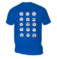 Cat React Mens T-Shirt