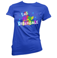 Save Greendale Womens T-Shirt