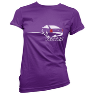 Rear Ended Vectra Womens T-Shirt