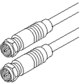 25' RG6 75 Ohm High-Grade Coaxial Cable w/ F-Connectors