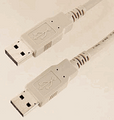 15' USB A/A Male/Male Cable