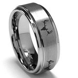 Men's Deer Wedding Ring