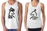 His Buck and Her Doe Tank Tops For Couples