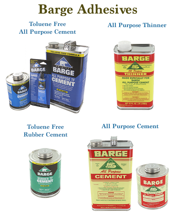 Barge Adhesives and Cements How to use them and application methods