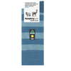Humphrey Law Baby Alpaca Wool Blend Stripe Sock Denim 03C