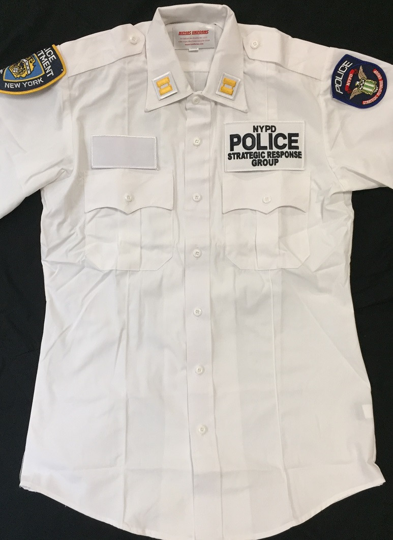 Long Sleeve SRG White Uniform Shirt Meyers Uniforms