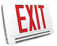 LED Combo Emergency Exit Sign