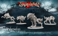 Family shot: Pack of three Cyberwolves + Pack Leader