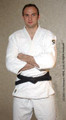 Toraki's durable and fitted gi in use on our professional model.