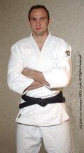 Toraki's durable and fitted gi in use on our professional model.