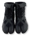 Marugo Sports Jog Jika-Tabi: Black with Laces