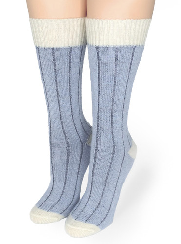 Color Block Baby Alpaca Comfort Socks
Front