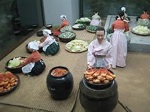 Women making kimchi