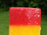 Homemade Layered Fruit Popsicles