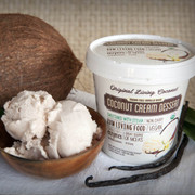 Dairy Free Coconut Granita, Vanilla Stevia