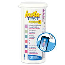 LaMotte 3028-J Insta-Test 6 PRO 600+ Tests for Free Chlorine, Free Bromine, Total Chlorine, Alkalinity, pH, Total Hardness, Cyanuric Acid for Pools and Spas (100 Tests)