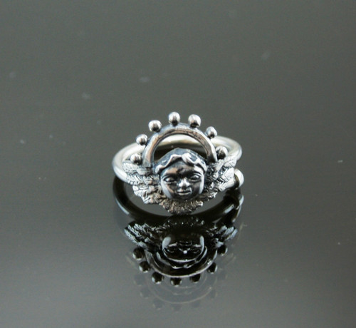Nine50 Silver Angel Ring