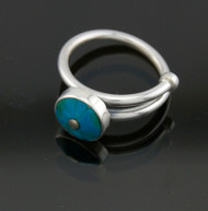 Nine50 Peruvian Silver Turquoise Ring