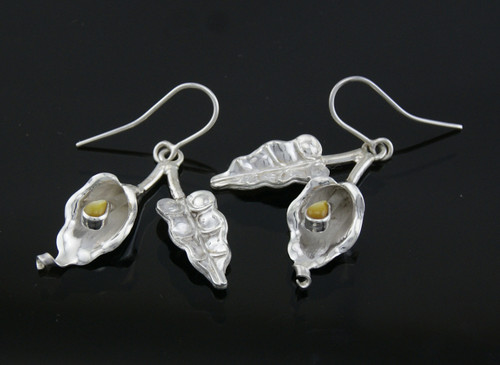 Nine50 Silver Lily Earrings