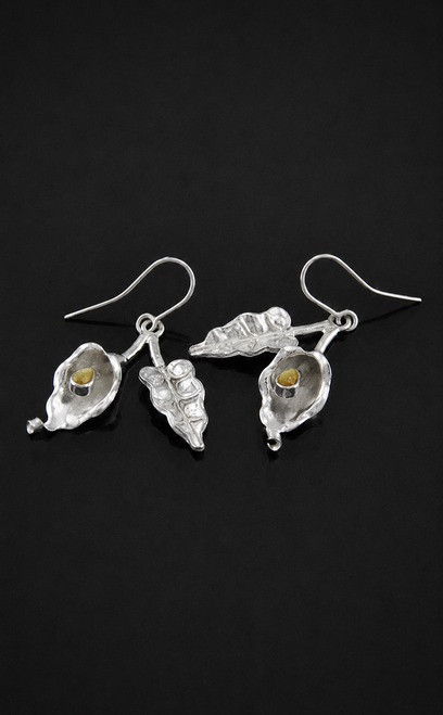 Nine50 Silver Lily Earrings