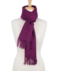100% Baby Alpaca Scarf Grape