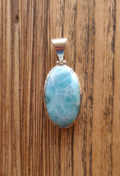 Larimar Oval Pendant