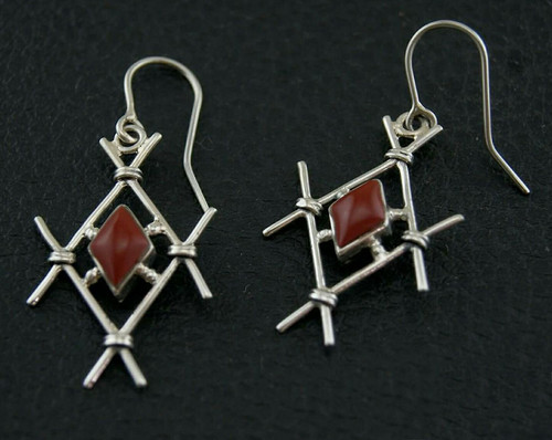 Nine50 Silver Abstract Earrings