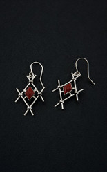 Nine50 Silver Abstract Earrings