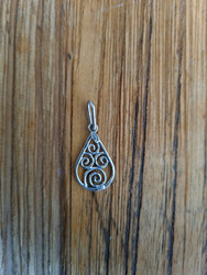 Nine50 Silver Spiral Pendant